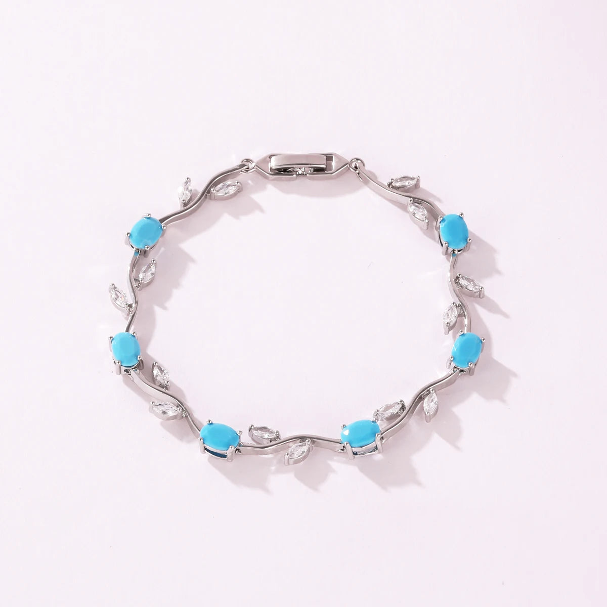 Tulip Flower Zircon Bracelet
