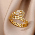 Zircon Belt Ring