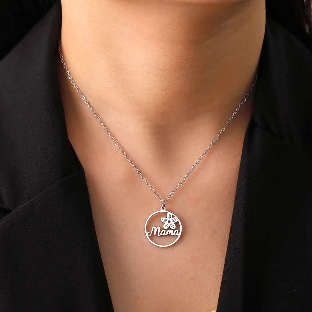 Mama Letter Necklace