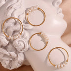 Gold Pearl Ring