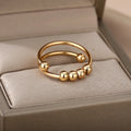Gold Beads Ring