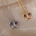 Butterfly Crystal Necklace