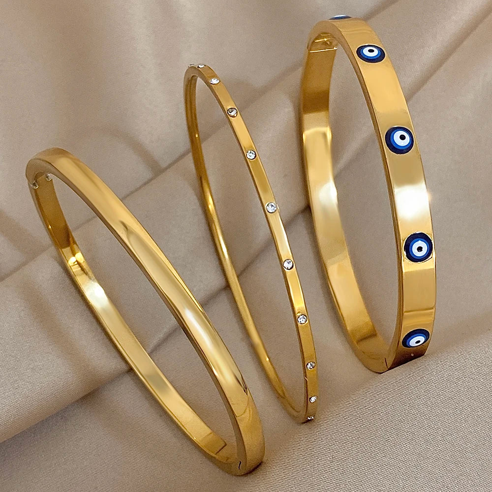 Slim Gold Cuff Bracelet