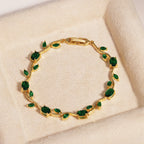 Tulip Flower Zircon Bracelet
