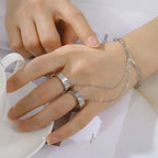Heart Clover Chain Bracele