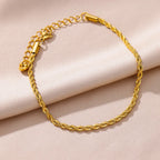 Gold Stainless Steel Anklet
