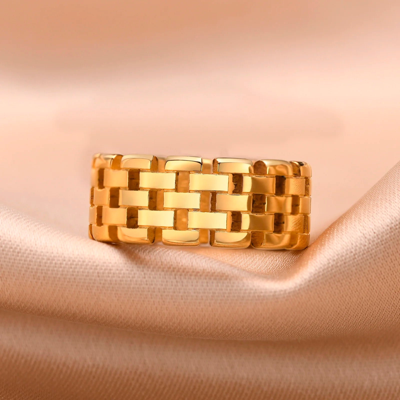 Gold Chain Ring