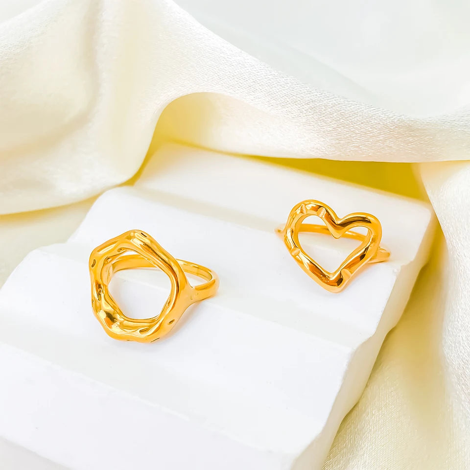Gold Heart Ring