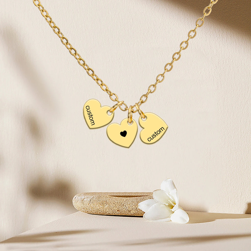 Custom Heart Name Necklace