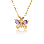 Butterfly Crystal Necklace