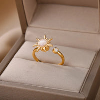Sun Spinner Anxiety Ring