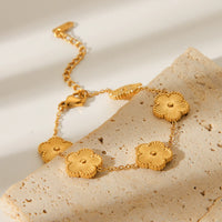 Luxury Clover Charm Bracelet