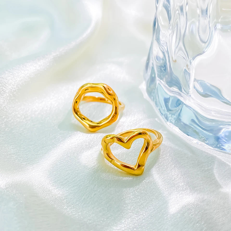 Gold Heart Ring