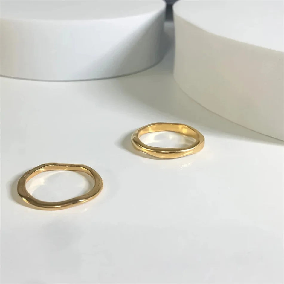 Gold Wave Ring