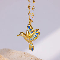 Colorful Birds Necklace – Stainless Steel