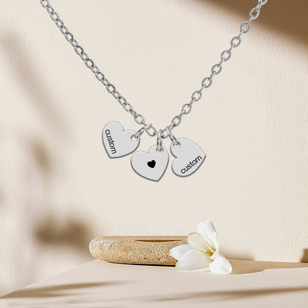 Custom Heart Name Necklace