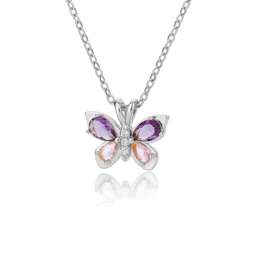 Butterfly Crystal Necklace