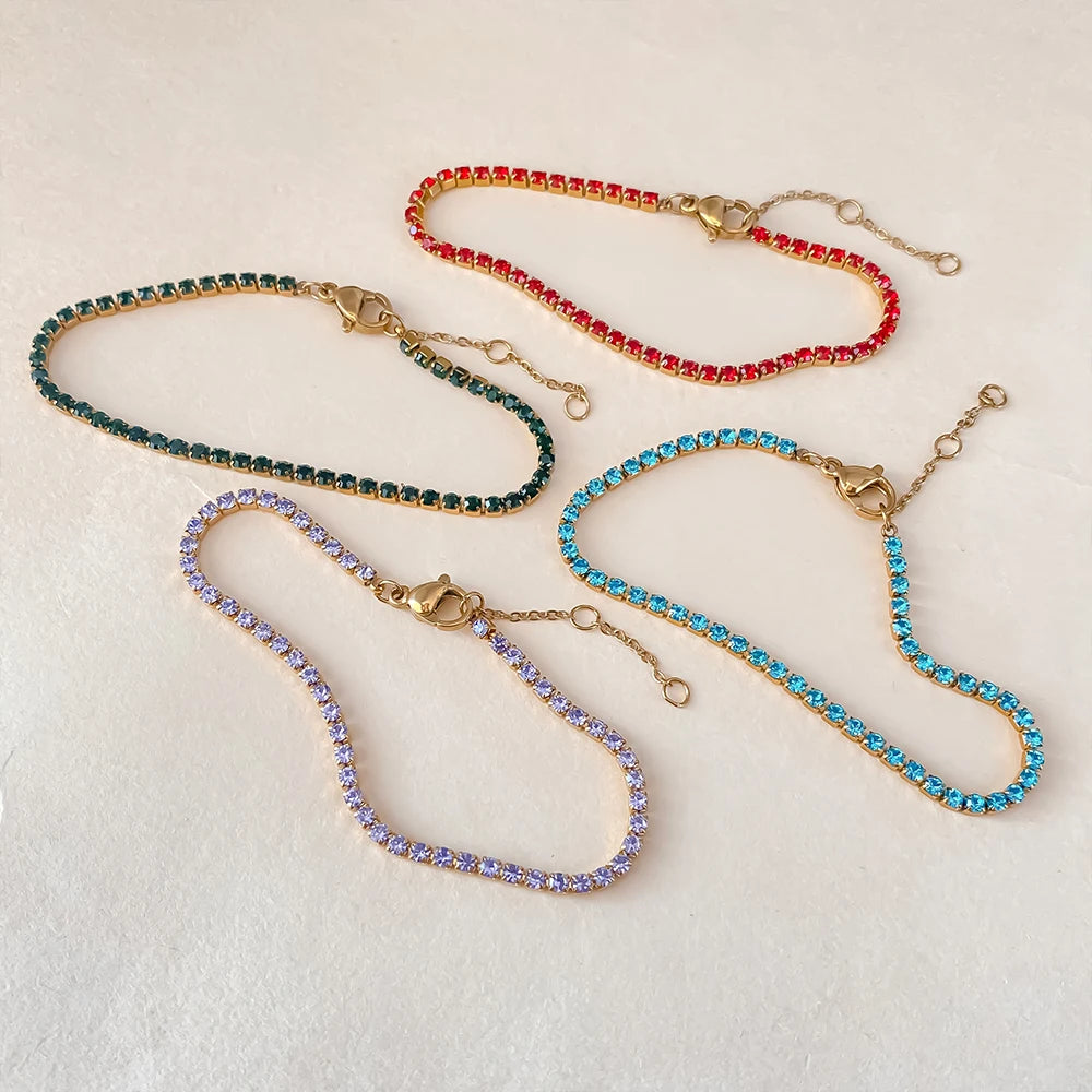 Zircon Gold Bracelet
