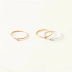 Gold Birthstone Ring