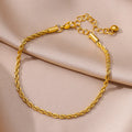 Gold Stainless Steel Anklet