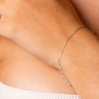 Silver Layered Chain Bracelet