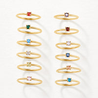 Gold Birthstone Ring